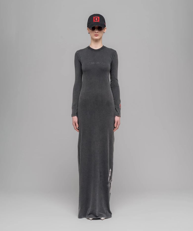 (W) 헨젤 앤 그레텔 드레스 페이디드 블랙 HANSEL AND GRETEL DRESS FADED BLACK