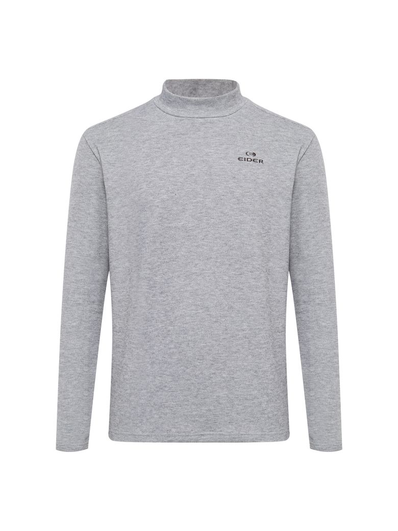 BASIC (베이직) 남성 긴팔 터틀넥 티셔츠_Dark Grey