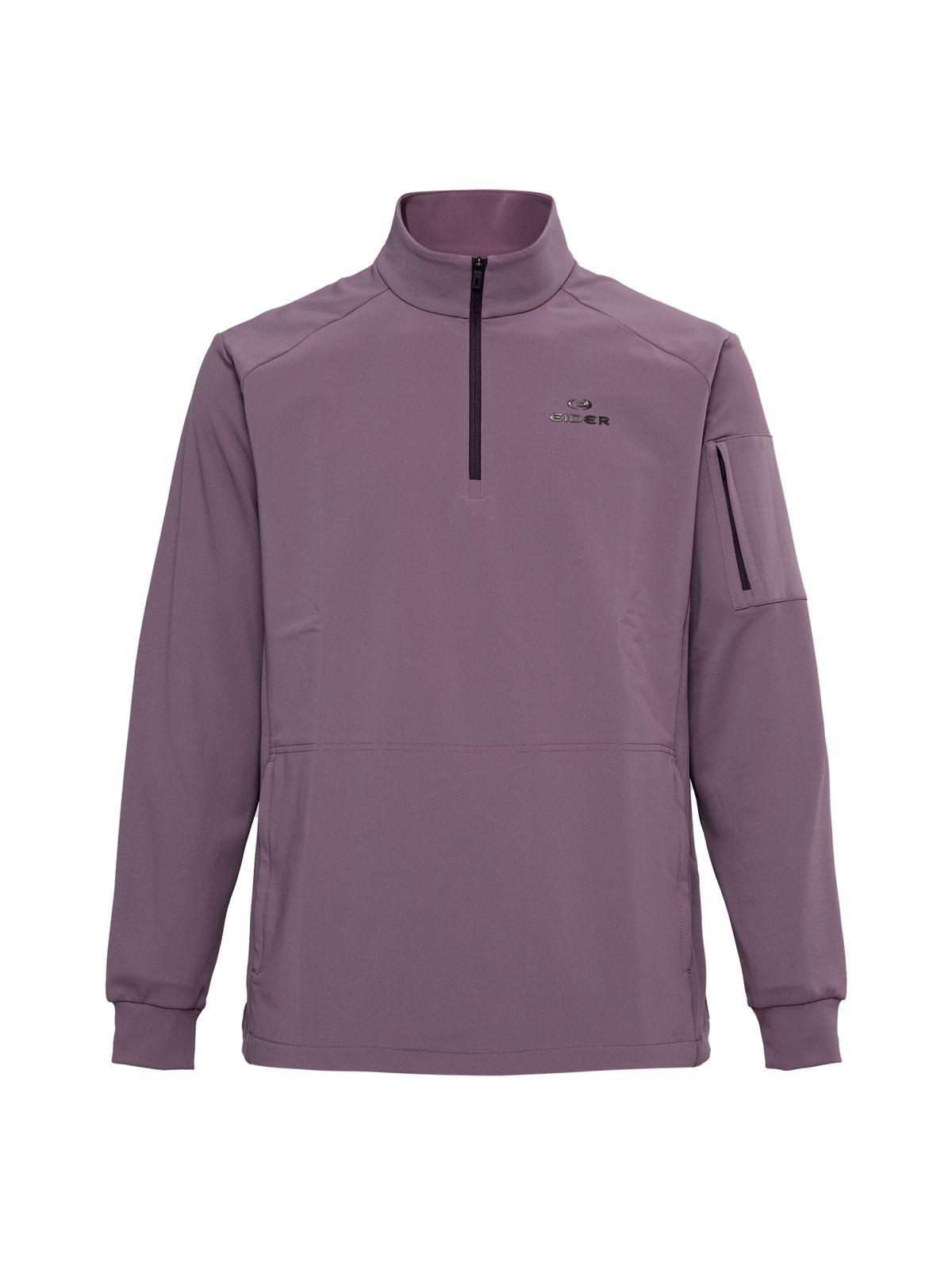 아이더(EIDER) WEATHER FLEX (웨더 플렉스) 남성 하이브리드 짚업 티셔츠_COPPER BROWN