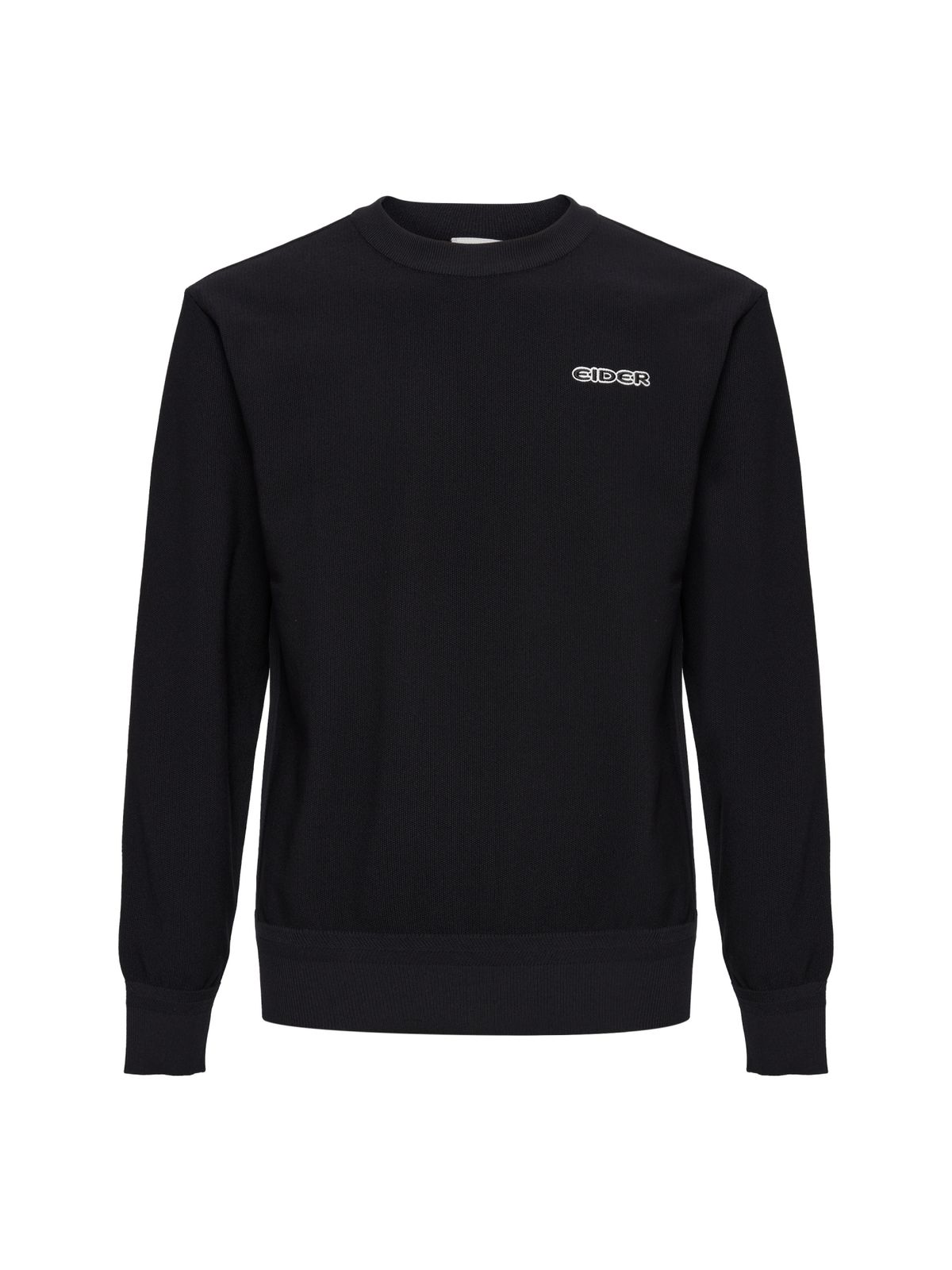 아이더(EIDER) AERO KNIT (에어로 니트) 남성 긴팔 라운드 티셔츠_Black