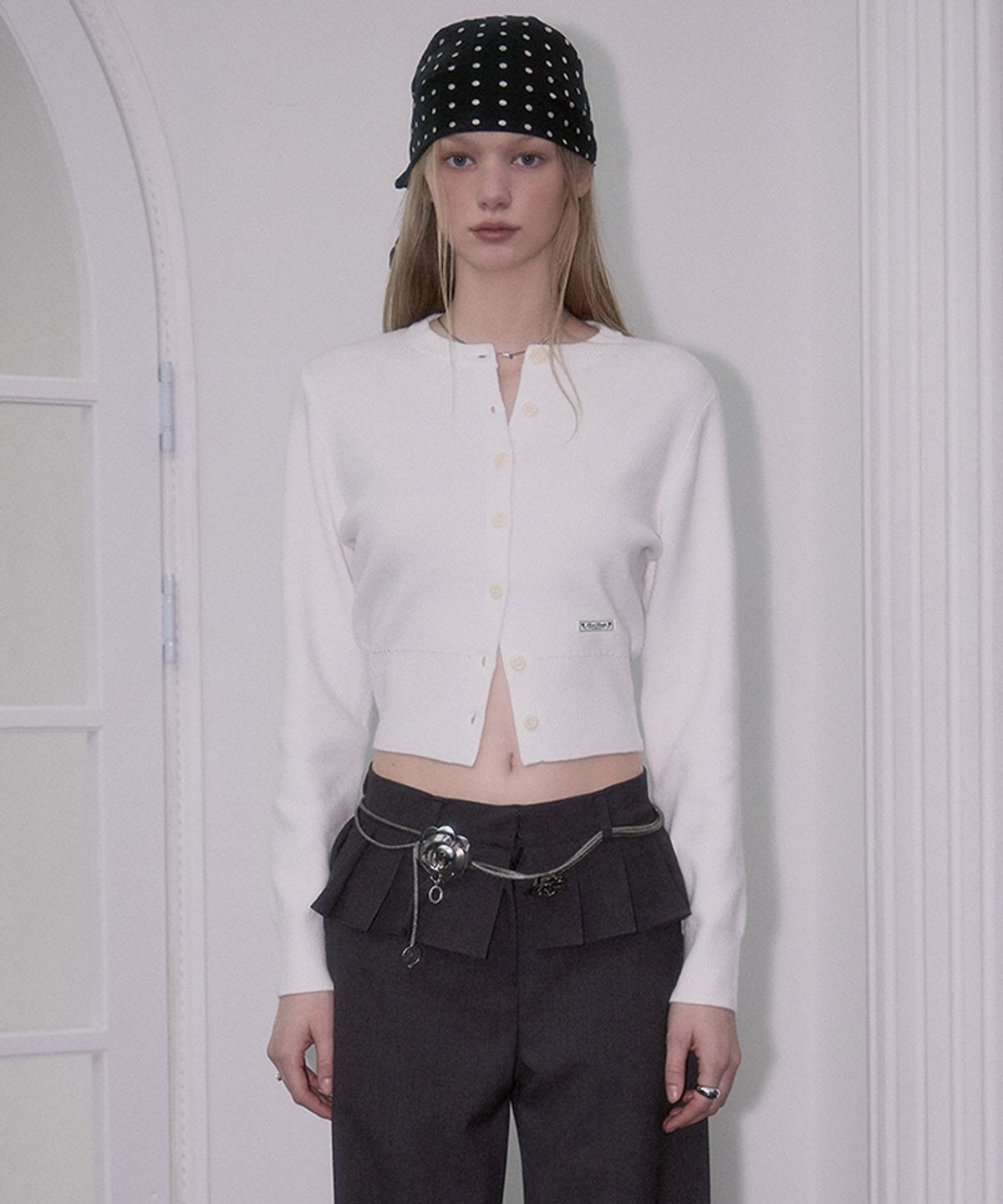 로제프란츠(ROSEFRANTZ) Soft Nut Button Cardigan [Ivory]