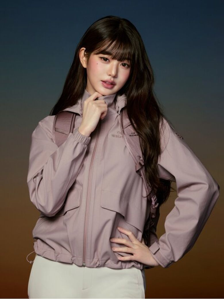 WEATHER FLEX (웨더 플렉스) 여성 2.5L 방수 자켓_Greyish Pink