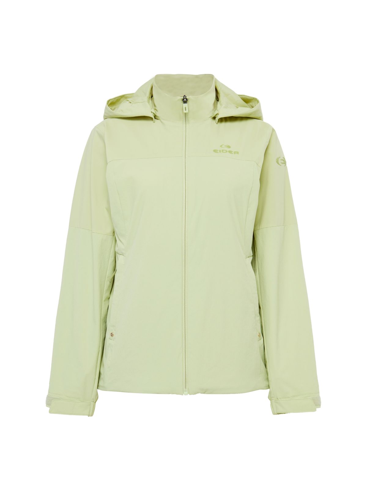 아이더(EIDER) WEATHER FLEX (웨더 플렉스) 여성 하이브리드 패딩 자켓_Yellow Green