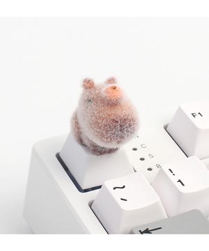 키보드 키캡(화이트)-카피바라