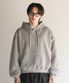 데이컷 크롭 오버핏 후드 그레이 KJHD2649
