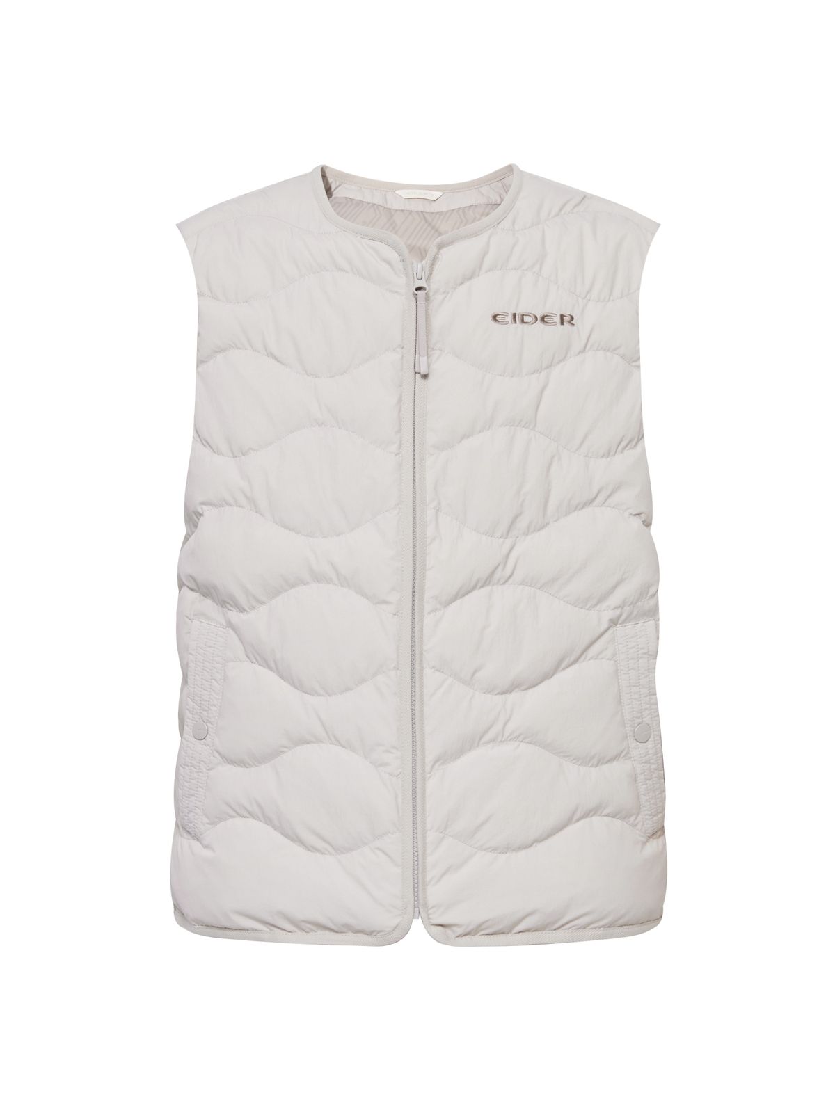아이더(EIDER) THERMOLOCK (써모락) UNI 슬림 블렌드 다운 베스트_Grayish BEIGE