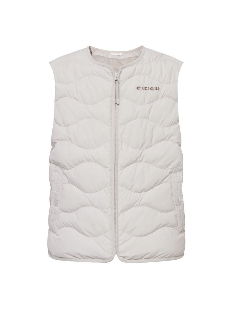 THERMOLOCK (써모락) UNI 슬림 블렌드 다운 베스트_Grayish BEIGE
