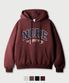 노어 오버핏 후드 버건디 KJHD2661