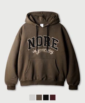 노어 오버핏 후드 시더브라운 KJHD2661