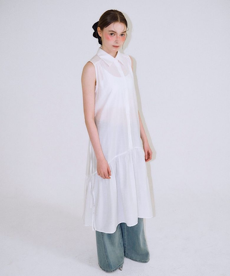 Long Shirt Dress - 2colors