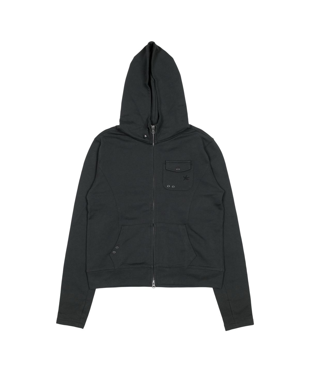 더콜디스트모먼트(THE COLDEST MOMENT) TCM easy pocket hooded zip-up (charcoal)