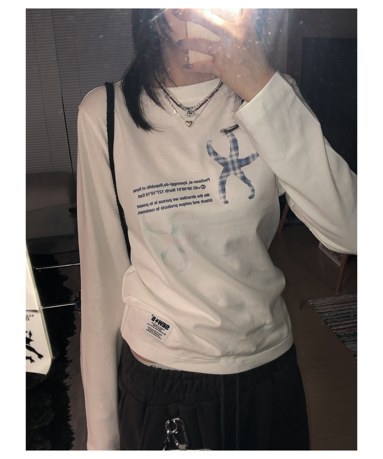 세미크롭 CH 긴팔티