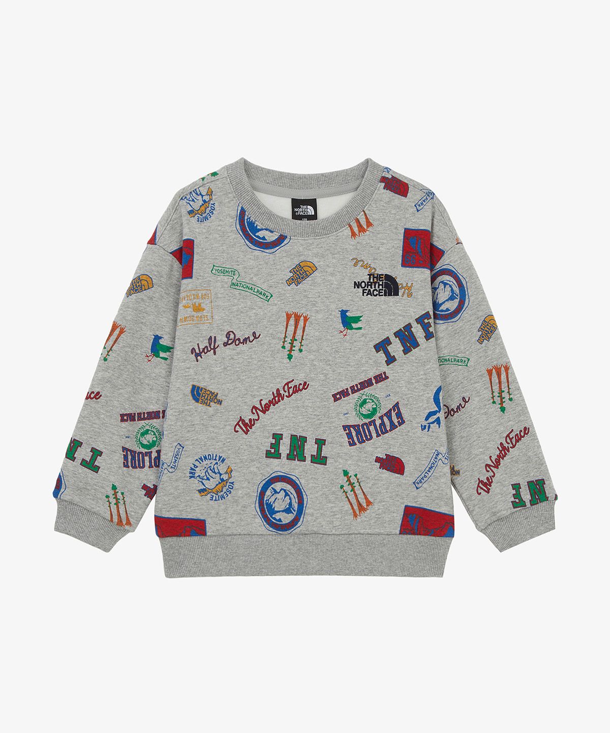 노스페이스 키즈(THE NORTH FACE KIDS) 키즈 와일드패치 스웻셔츠 NM5MR52S_MEG