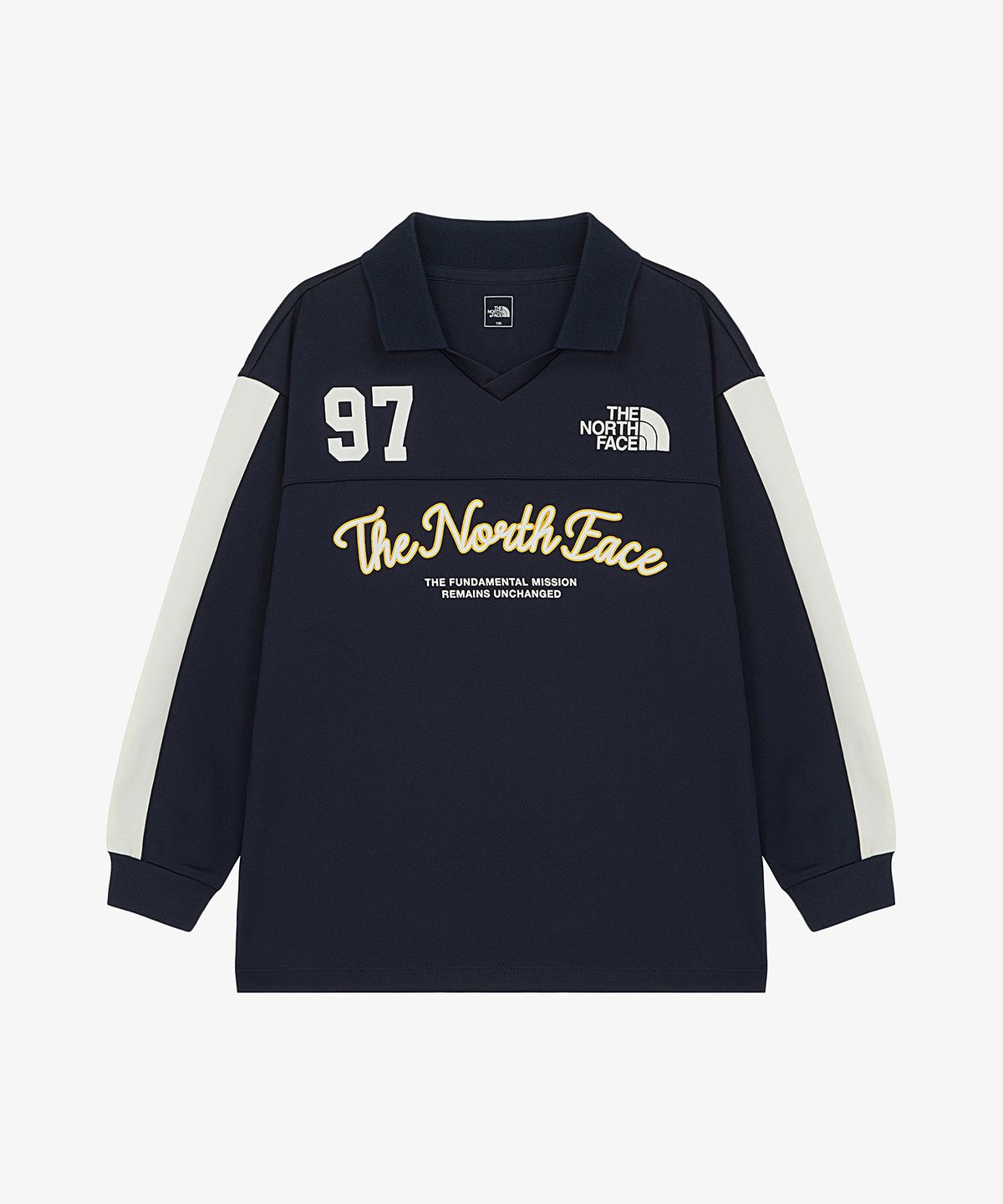 노스페이스 키즈(THE NORTH FACE KIDS) 키즈 스타디움 롱 슬리브 티 NT7TR53V_NAV