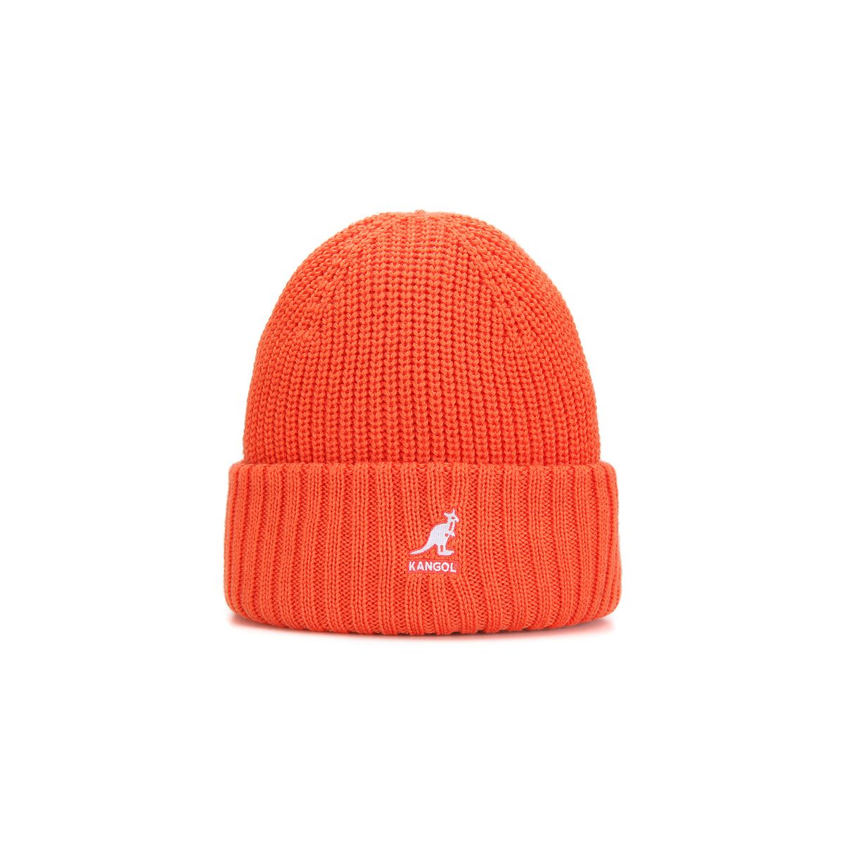 캉골(KANGOL) 메리노 울 립 비니 3663 코랄플레임