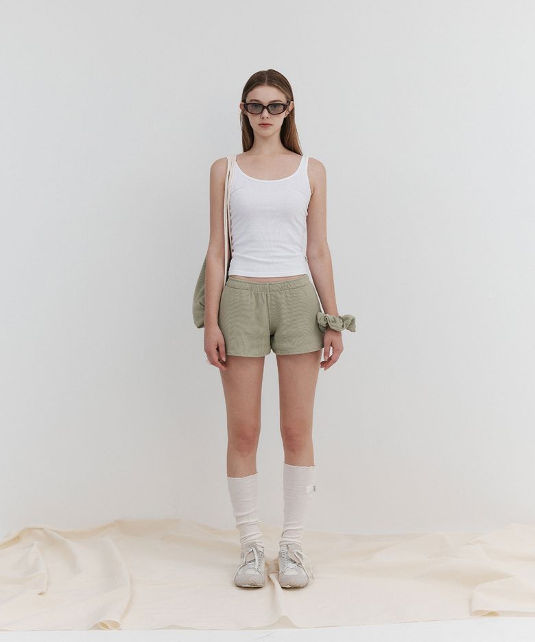 Waffle Training Shorts_Olive