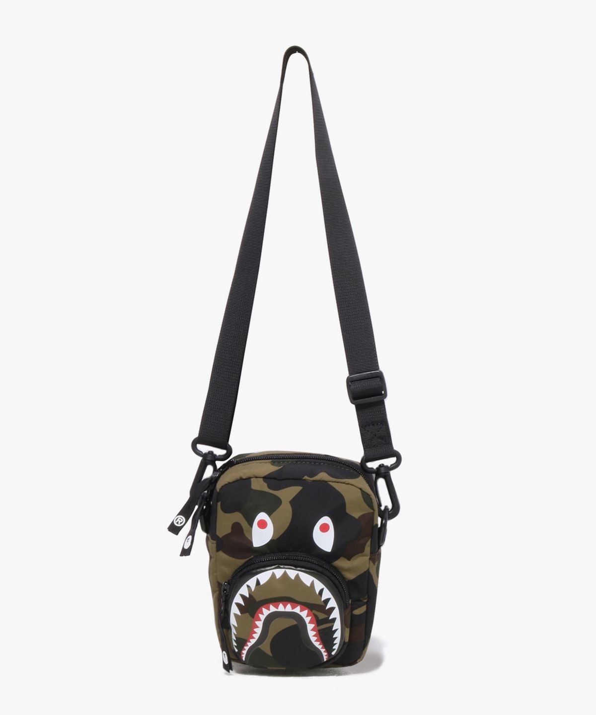 베이프(BAPE) 퍼스트 카모 샤크 미니 백(M) GREEN