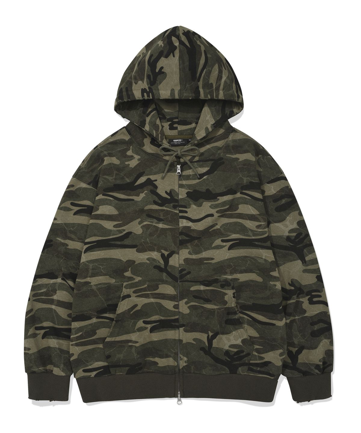 카네이테이(KANEITEI) NOISE HOOD ZIP-UP (CAMO)