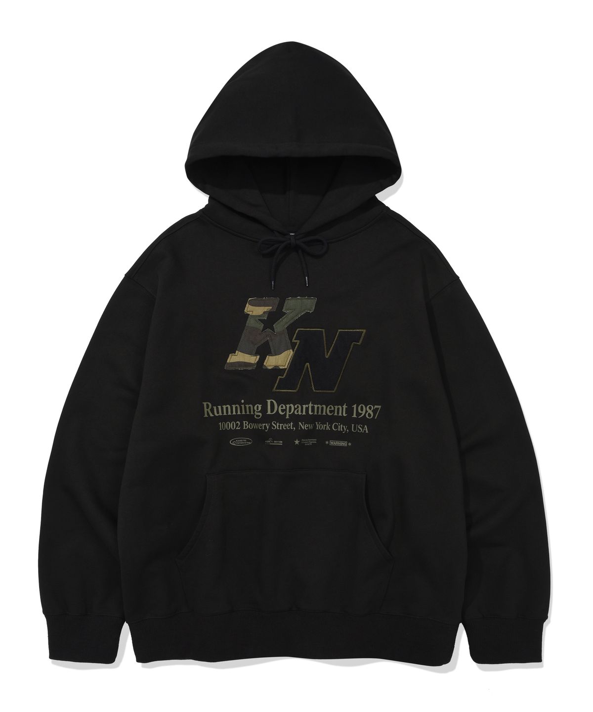 카네이테이(KANEITEI) KN-DEPT HOODIE (BLACK)