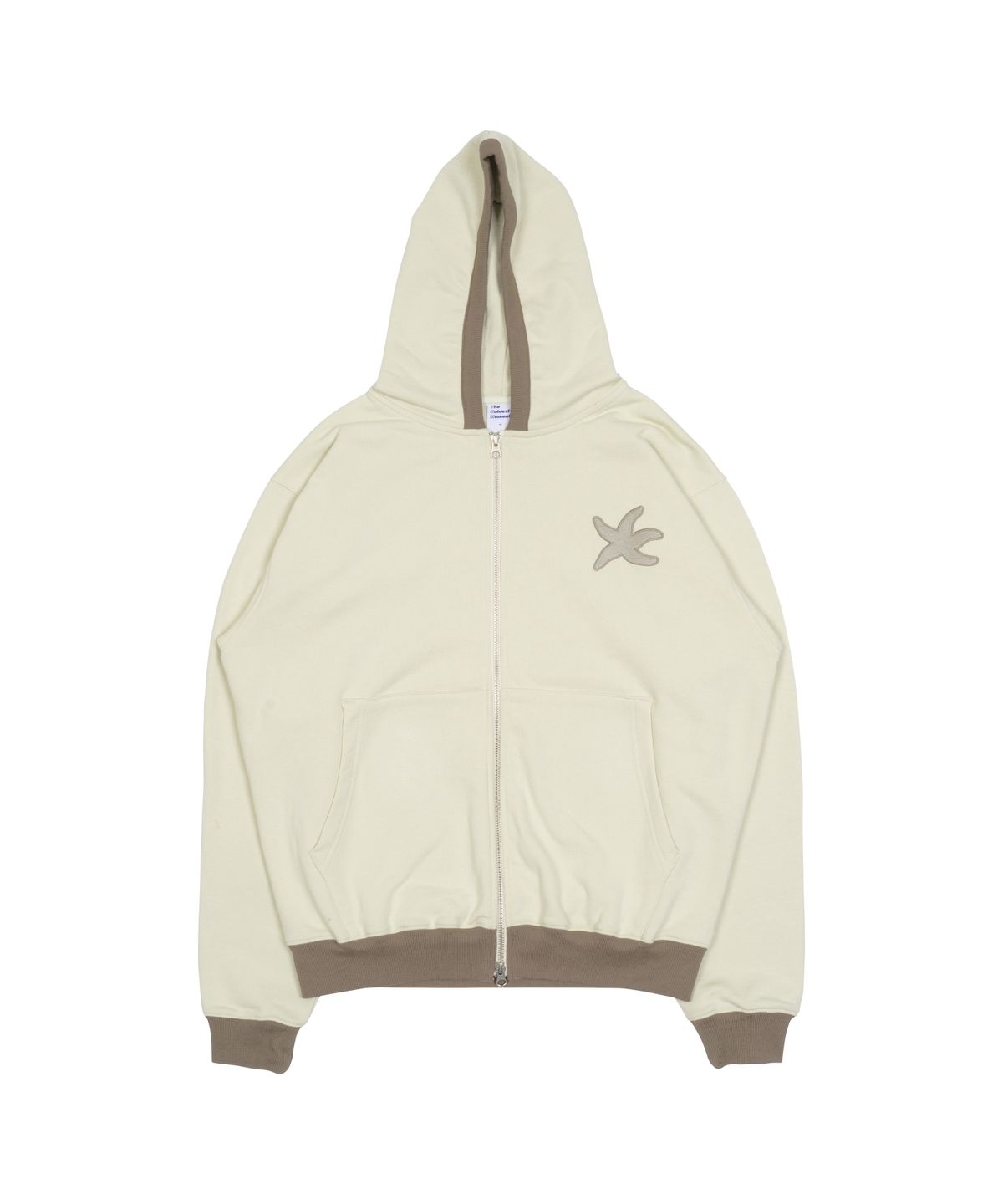 더콜디스트모먼트(THE COLDEST MOMENT) TCM line hooded zip-up (brown)