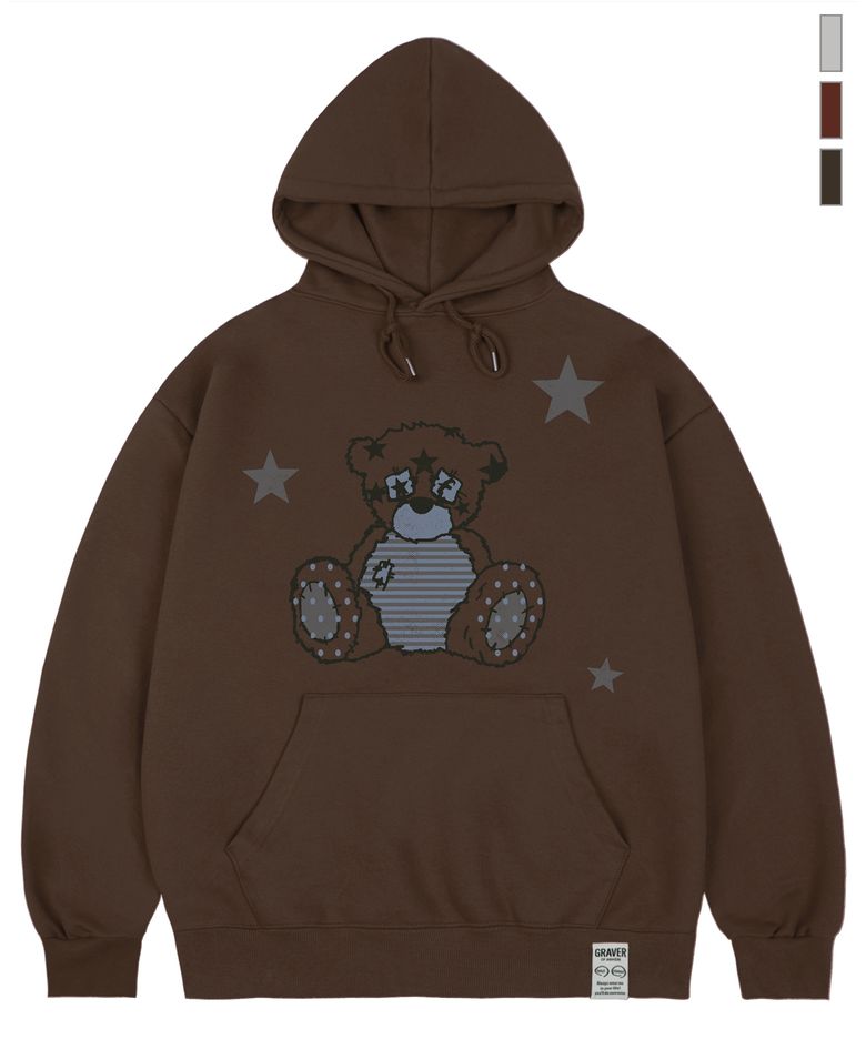 [UNISEX]TEDDY B 후드티_3color