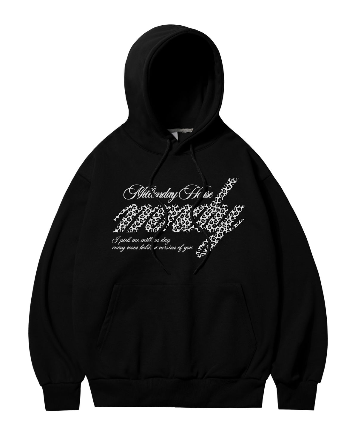 밀리언데이(MILLION DAY) MNDY 레오파드 후드티
