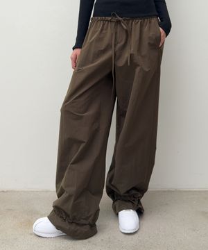 LAYERED STRAP TROUSERS (brown)