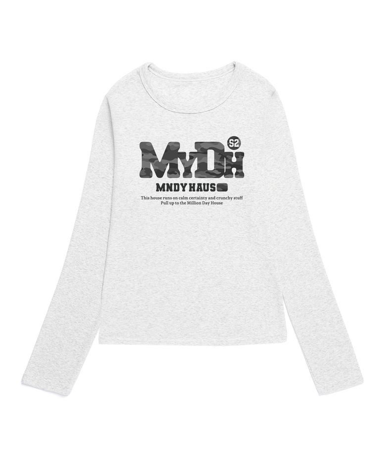 MyDh 카모 슬림핏 롱슬리브