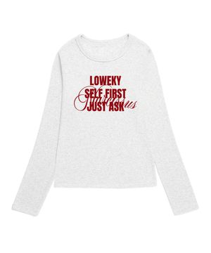 Self First 슬림핏 롱슬리브