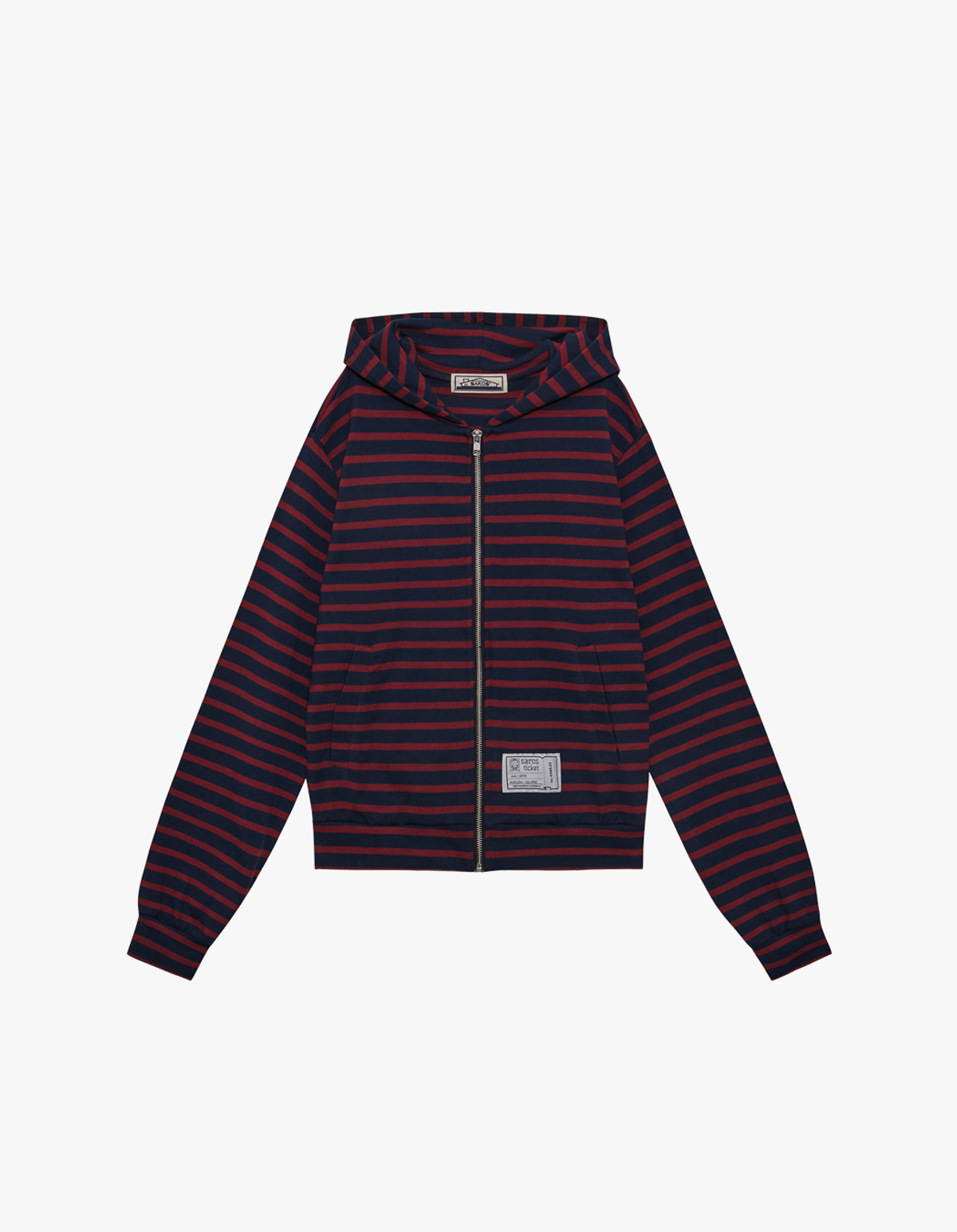 사로스(saros) saros stripe zip-up - Red(1)