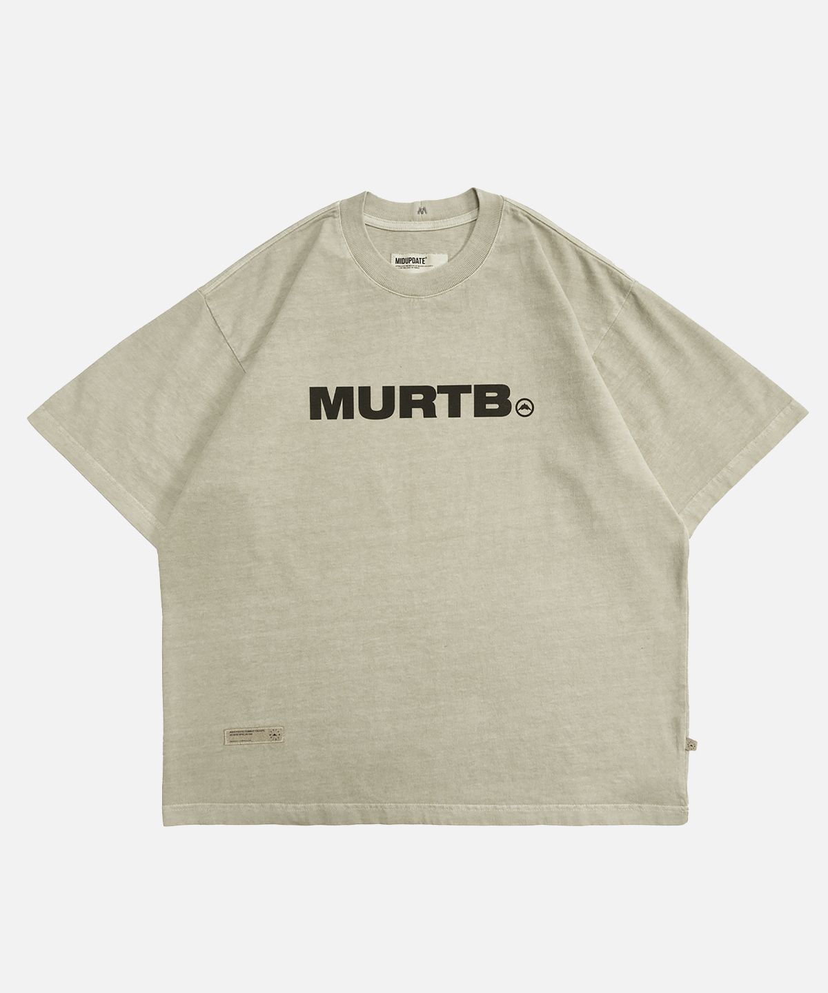 미드업데이트(MIDUPDATE) Garment Dye Print T-shirt_2color