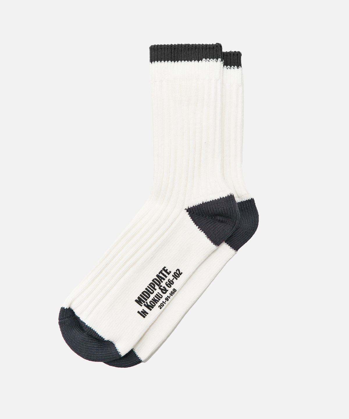 미드업데이트(MIDUPDATE) Contrast Middle Socks_4color