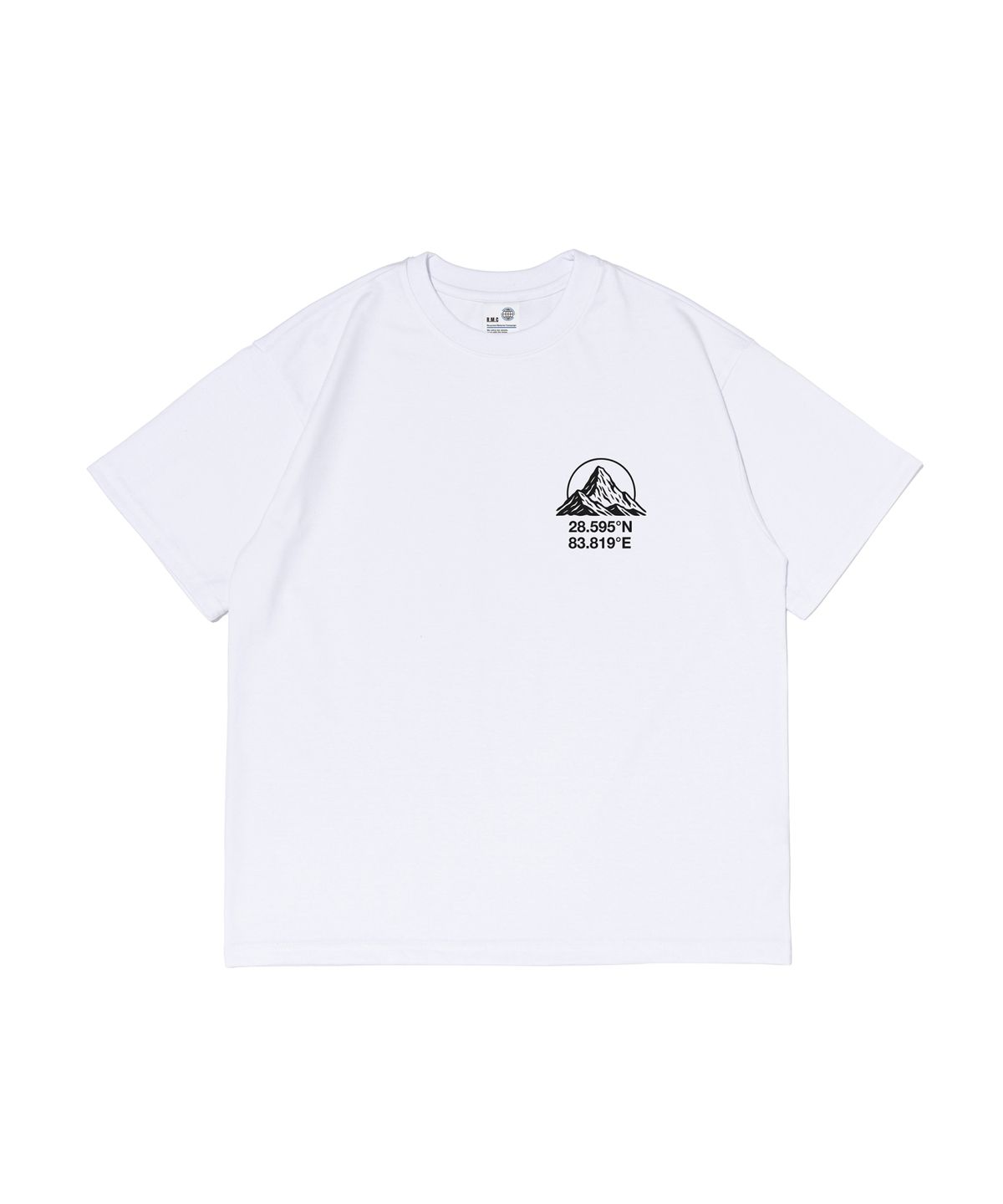 웍스앤코(WORKS & CO.) ANNA 마운틴 오버핏 반팔티셔츠 (화이트)