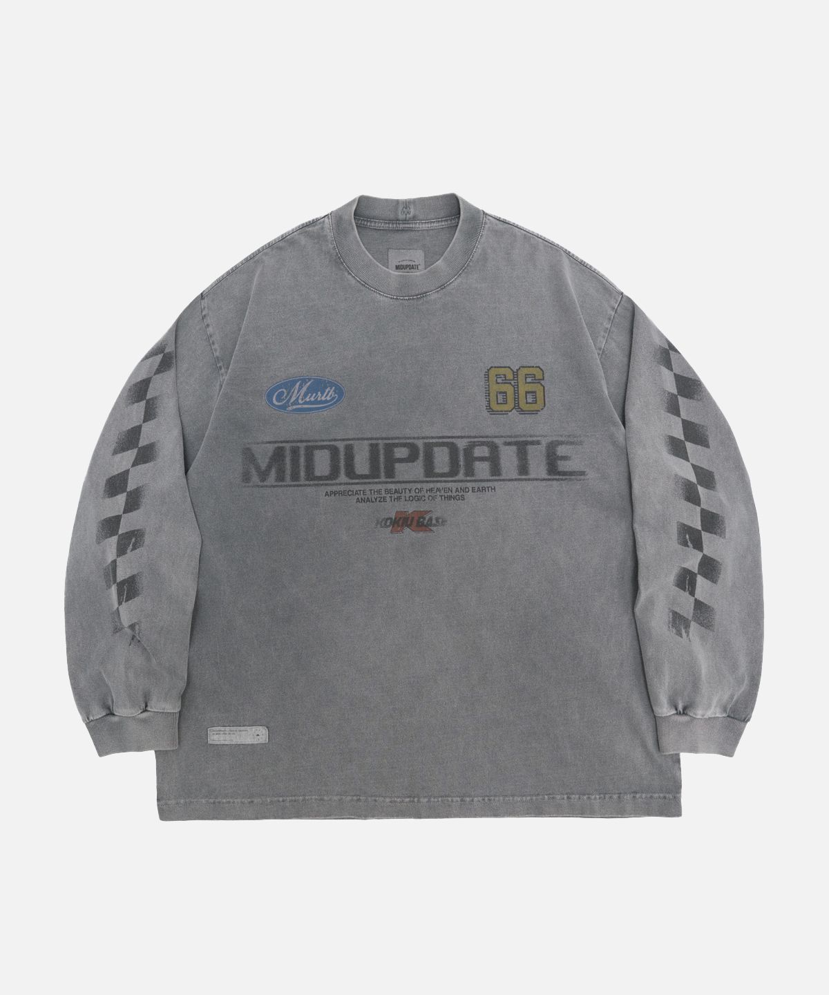 미드업데이트(MIDUPDATE) Garment Dye Long Sleeve T-shirt_2color