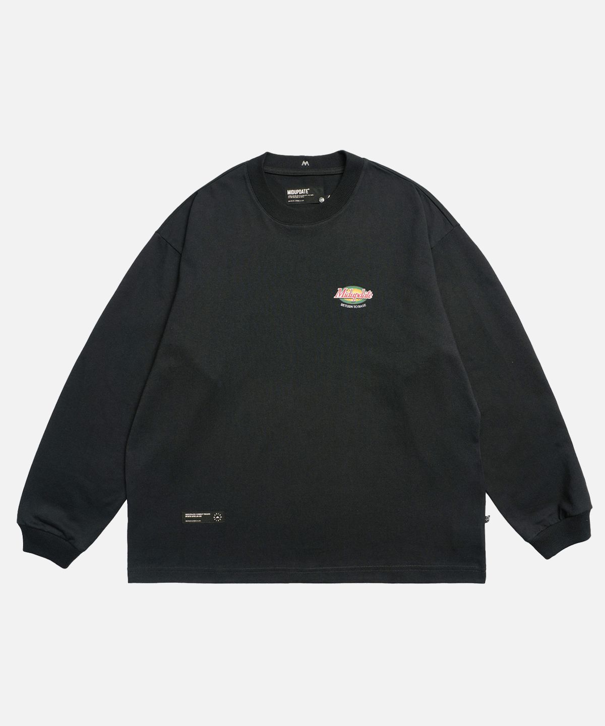 미드업데이트(MIDUPDATE) Long Sleeve Print T-shirt_2color