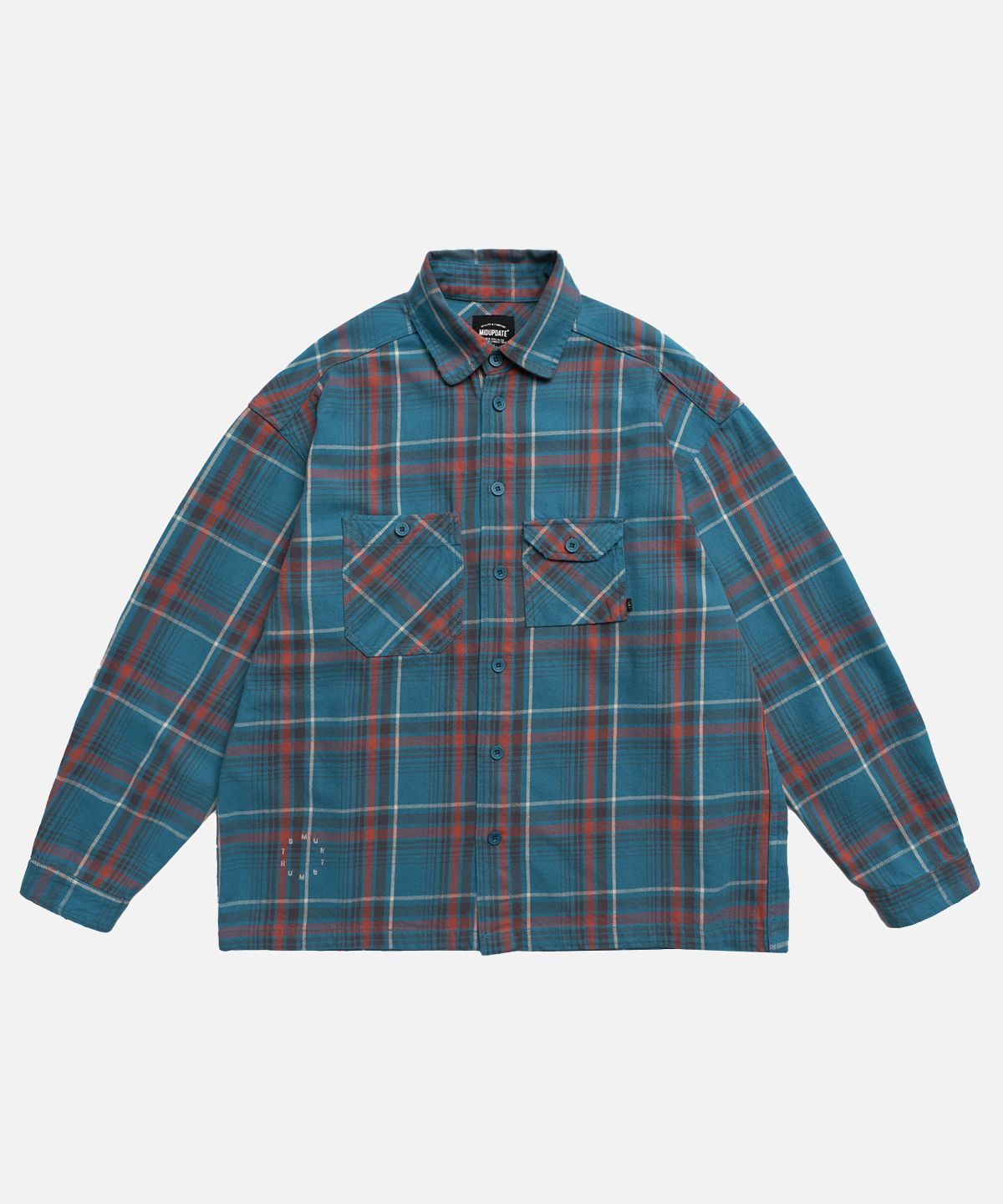 미드업데이트(MIDUPDATE) Flannel Overshirt_2color