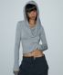 Drape Hood T-shirt (GRAY)