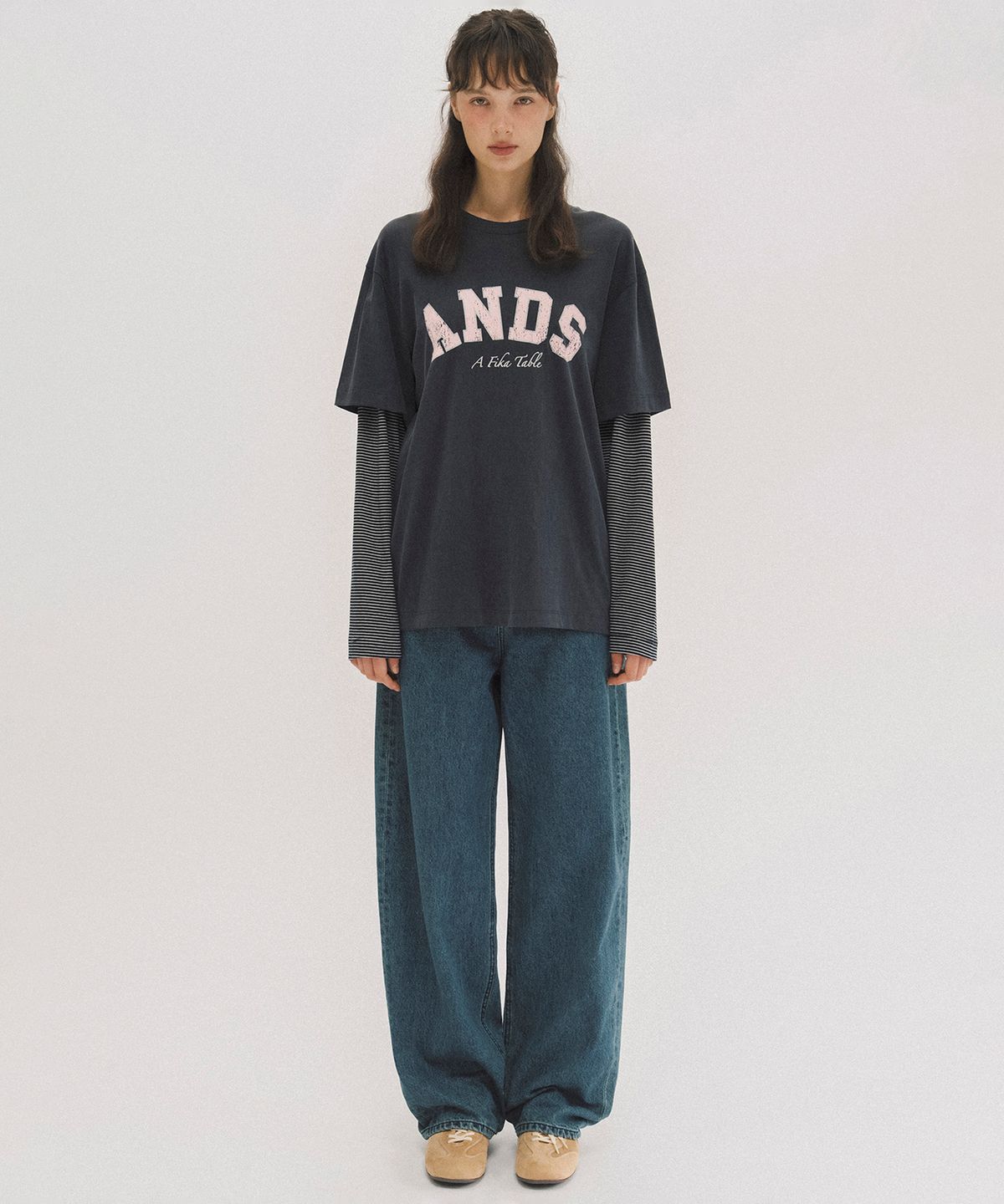 앤니즈(ANDNEEDS) Smokie wide denim (blue)