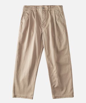 Straight Cotton Pants_Beige