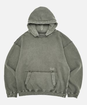 Garment Dye Essential Logo Hoodie_2color