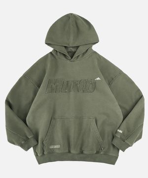 Garment Dye Logo Hoodie_2color