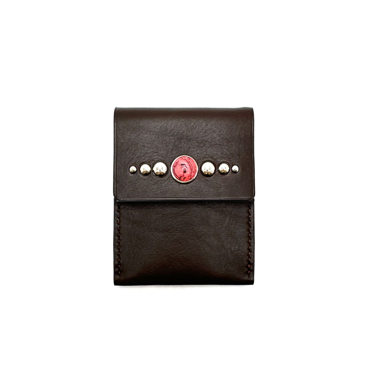 노마스(NO MAS) STONE STUD CASE vol.2(DARK BROWN)