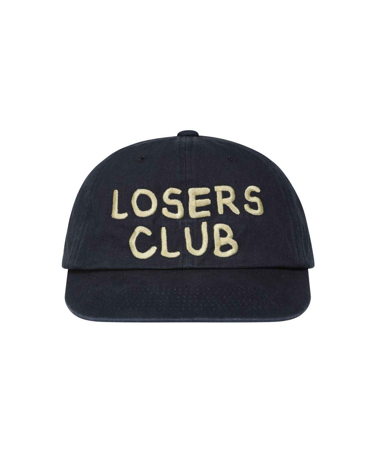 루저스클럽(LOSERS CLUB) 워시드 로고 캡 네이비