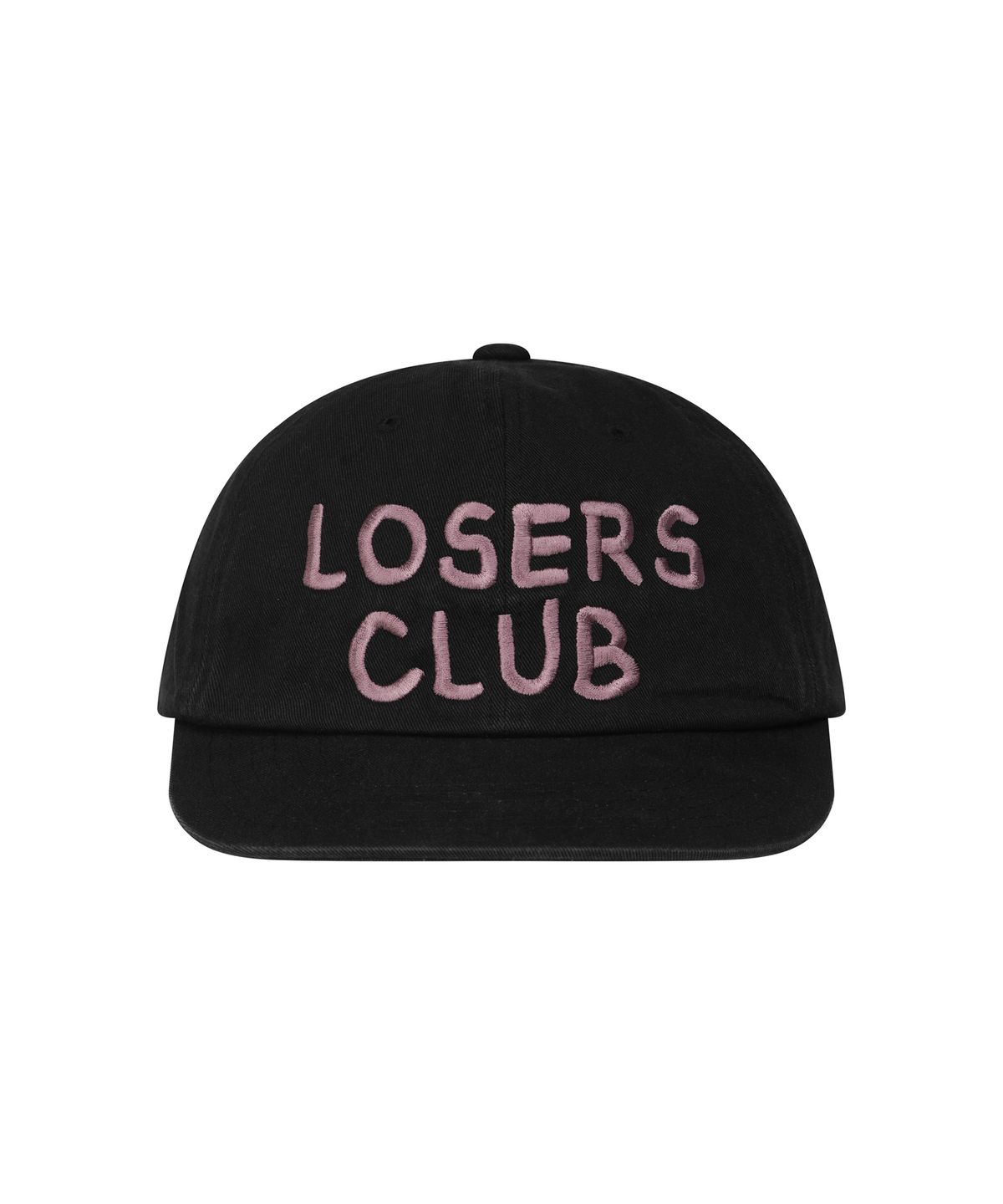루저스클럽(LOSERS CLUB) 워시드 로고 캡 블랙
