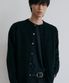 싱글라인 라운드 가디건 [블랙]
