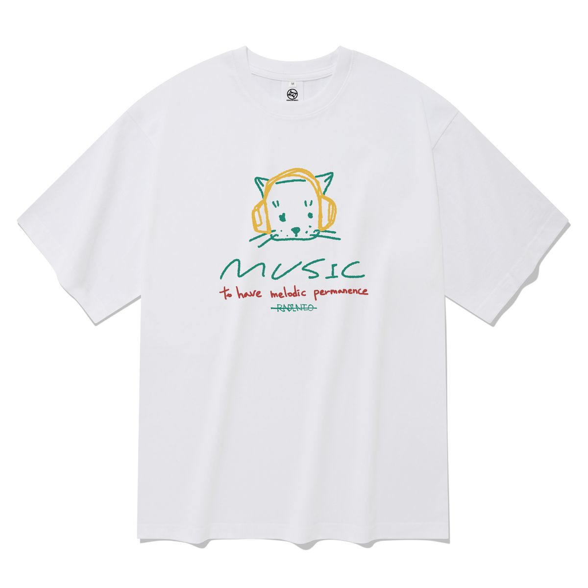 라디네오(RADINEO) 멜로디 반팔 티셔츠 화이트