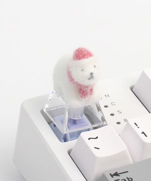키보드 키캡(투명)-폴라베어