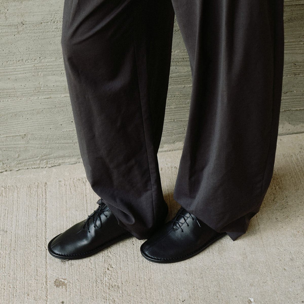 로서울(ROH SEOUL) Mignon lace-up shoes Black