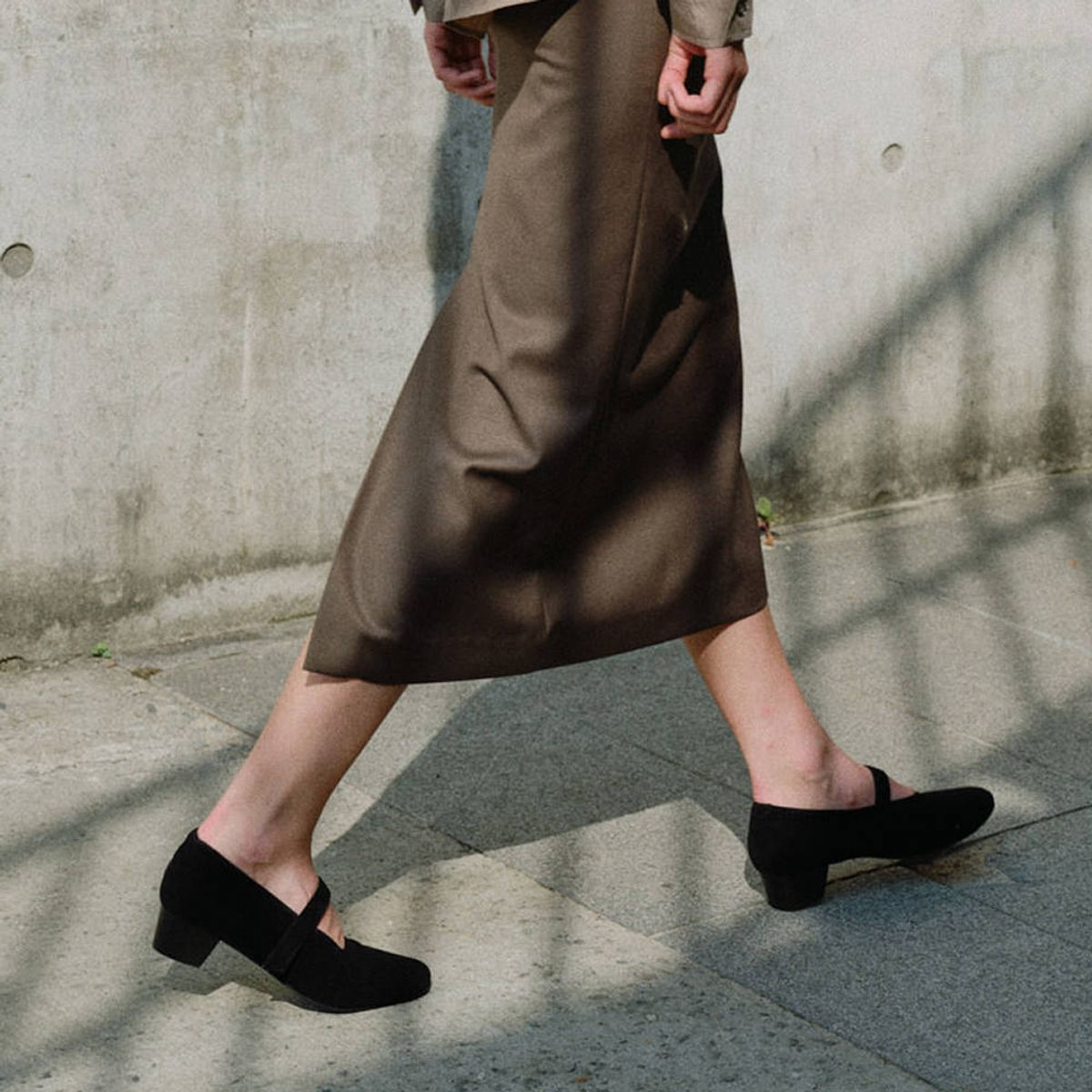 로서울(ROH SEOUL) Rowie mary jane pumps Velvet Black