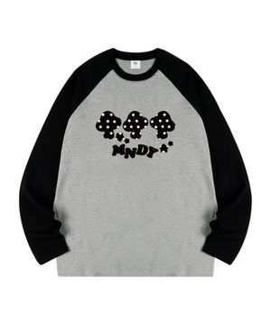 Mushroom 도트 레글런 롱슬리브